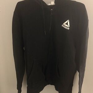 Reebok Black Full-Zip Hoodie